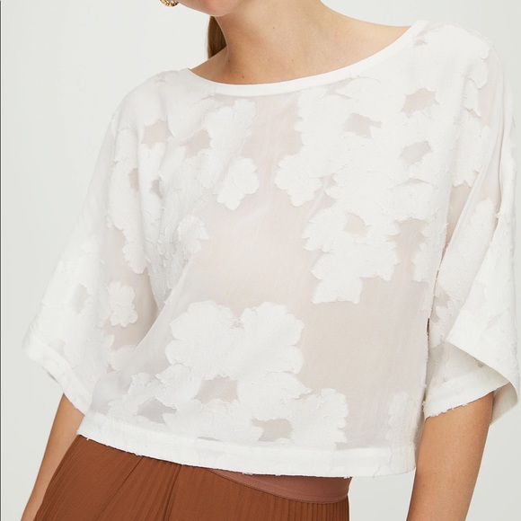 Wilfred Sheer Floral Top - Picture 1 of 6